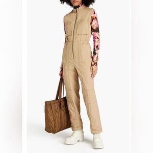 MCQ ALEXANDER MCQUEEN Cotton-Twill Multi pocket Quilted Trim Jumpsuit